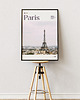 plakaty Minimalistyczny plakat Paryż Francja  - Do salonu, sypialni, biura 1