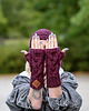 rękawiczki damskie Mitenki MERINO ,,Bordo" 3