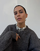 swetry damskie  Jedwabny sweter Crafted cacao graphite 4