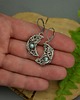 kolczyki wire wrapping Kolczyki księżyce labradoryt wire wrapping 5