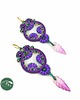 kolczyki soutache Fiołkowa Wiosna Kolczyki sutasz 3