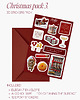 naklejki i wlepy Świąteczny zestaw naklejek 3d - Christmas pack 3. 1