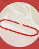 chokery Czerwony choker "korale koloru koralowego" 3