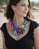 kolie Kolorowy Bajkowiec - naszyjnik Soutache 1