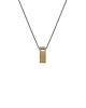 wisiory MONOLITH long / brass necklace 1