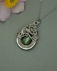 wisiory Wisiorek oryginalny labradoryt wire wrapping 1