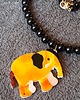 wisiory Żółty słoń w wyjątkowym naszyjniku handmad dla kogoś z fantazją Prezent 7