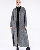 płaszcze damskie Woolen cardigan coat 6