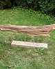 świeczniki i świece Rzeźba, dekoracja ze starego drewna /10/ rękodzieło handmade japandi 1
