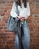 torby XXL Boogi Bag szara  torba hobo w stylu boho 1