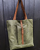 torby XXL Torba tote XXL - zieleń, koniak 2