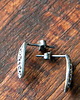 kolczyki wire wrapping owale wypełnione 2