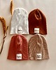 czapki dziecięce Czapka prążkowana beanie z napisem 1