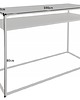 biurka Konsola toaletka minimalistyczna Dura czarna metalowa 100cm 6