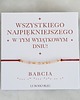 bransoletki na sznurku BABCIA - Alfabet Morse'a - Bransoletka 2