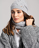 czapki damskie Czapka wełniana z kaszmirem Anna Look 244 szara 2