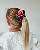gumki do włosów Gumka jedwabna, scrunchie, frotka panterkowy szał MAXI 3
