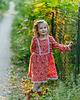 sukienki dla dziewczynki Sukienka Retro Leaf 1