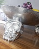 miski i misy Misa Abstract Skull srebrna aluminium 35cm 1