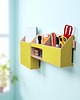 organizery Organizer  na ścianę Drewniany - żółty 6