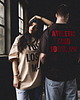 t-shirty męskie T-Shirt Oversize FLOW Brown (z nadrukiem) 5