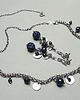 kolie Gypsy disco ball /sapphire/ naszyjnik 7
