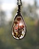 wisiory Naszyjnik lesny z grzybkami 3