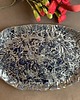 patery i talerze Ceramiczna patera SILVERY na świece 2