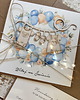 kartki scrapbooking Ręcznie robiona kartka na narodziny dziecka - gratulacje z okazji narodzin sy 2