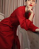 sukienki mini damskie Ana Moroles, Kimono wełniane Rojo 1