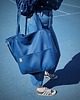 torby na ramię Lazy bag Pocket  torba granatowa  ekoskóra oversize 1