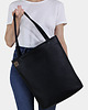torby na ramię Shopper XL torba czarna na zamek 1