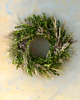 wianki Naturalny wianek wiosenny z zielonych gałązek 5