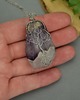 wisiory Duży wisior drzewo życia ametyst chevron wire wrapping 2