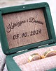 akcesoria różne Czarne pudełko na obrączki ślubne - nordyckie i personalizowane pudełko 6