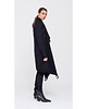 bluza bez kaptura damska Płaszczo-bluza Dyplomata Gruby Czarny 5