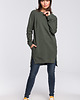 bluza bez kaptura damska Bluza - tunika- militarno zielona (B-101) 1