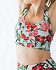 biustonosze damskie Biustonosz sportowy Simple Cross - Red Roses 3
