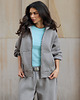 bluza z kapturem damska Bluza z kapturem PUFFA ZIP Shadow damska 1