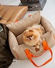 legowiska dla psów i kotów Legowisko przenośnie torba dla zwierząt Beige/orange 2