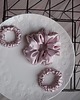 gumki do włosów Love liliowe - zestaw jedwabnych scrunchie  - lila 2