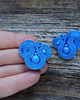 kolczyki soutache Niebieskie kolczyki sutasz 4