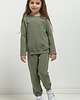 komplety damskie Komplet spodni dresowych w typie jogger, model 38, zielony 2