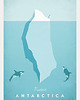 plakaty Antarktyda - vintage plakat 50x70 cm 2