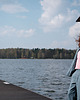 spodnie materiałowe damskie Torgan - Lniane  szerokie spodnie 4