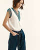 topy damskie Top ecru 2