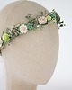 wianki komunijne Delikatny wianek na głowę zieleń n.30723 5