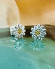 kolczyki srebrne Srebrne kolczyki kwiaty, delikatne  sztyfty kwiatki, stokrotka 3