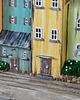 wieszaki Ręcznie Robiony Drewniany Wieszak na Klucze, Kolorowe Domki 8