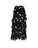 spódnice maxi Spódnica Anette Boho Black Flowers 3